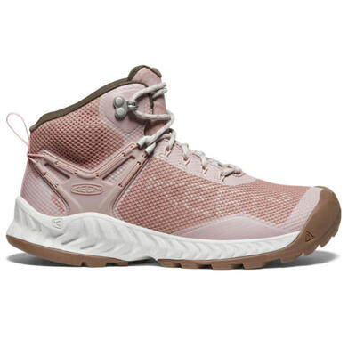 Damestrekkingschoenen keen nxis evo wp mid hoog waterdicht roze