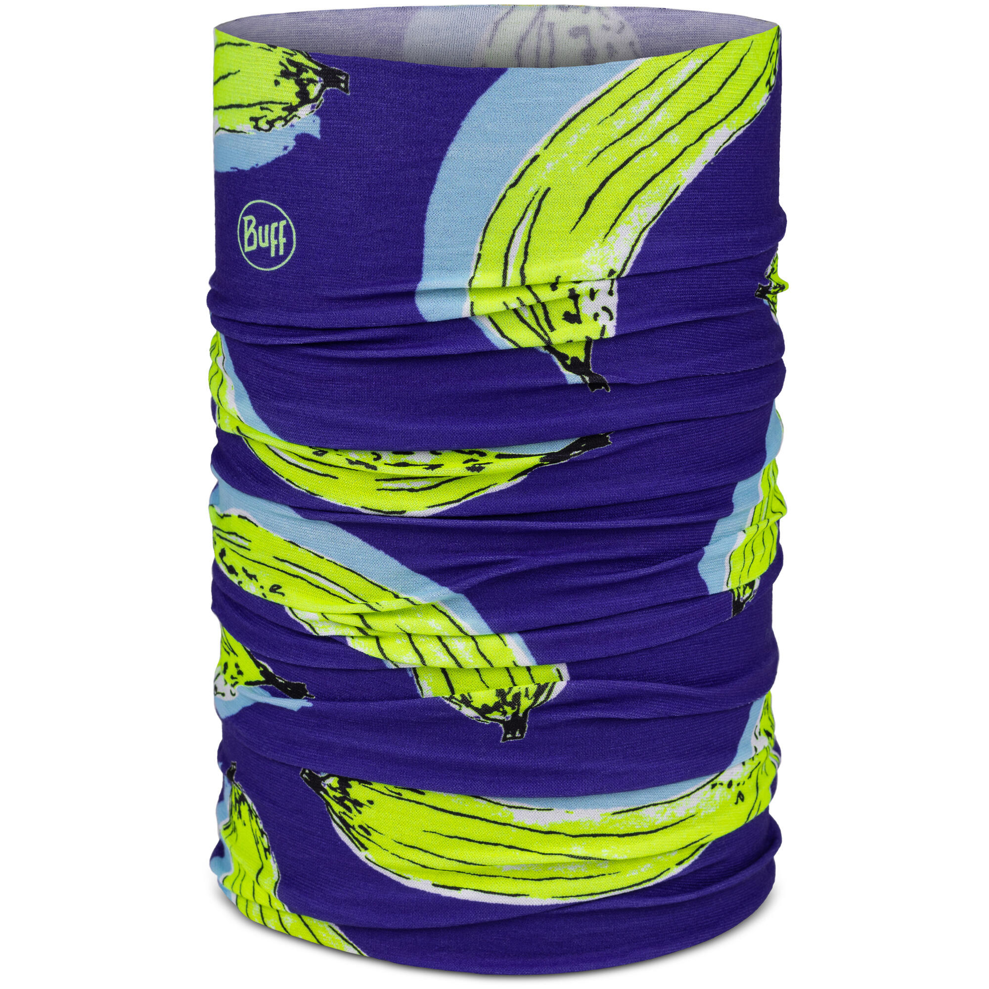 Scaldacollo multifunzione adulto Original Ecostretch viola/giallo 3/4