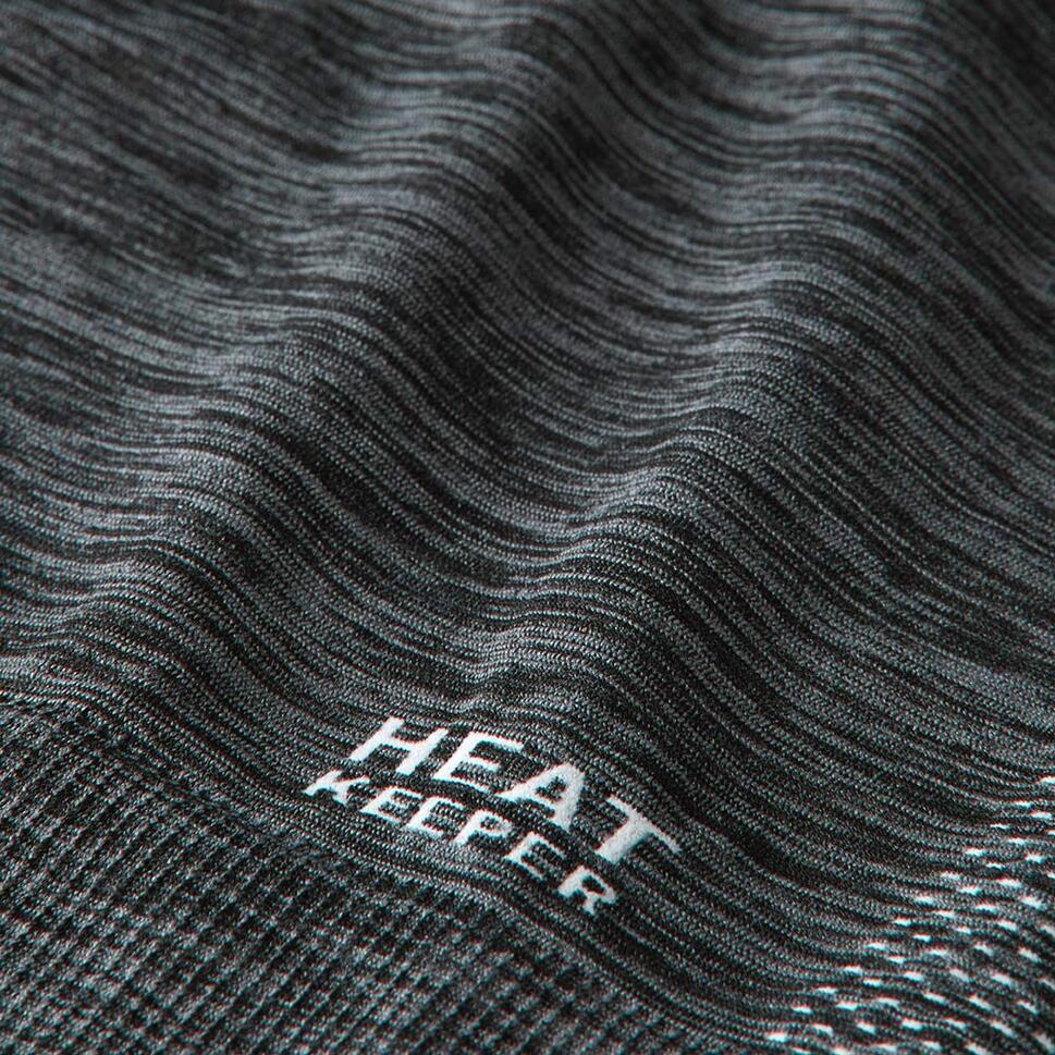 Koszulka termoaktywna Heat Keeper z długim rękawem damska Premium czarny melanż