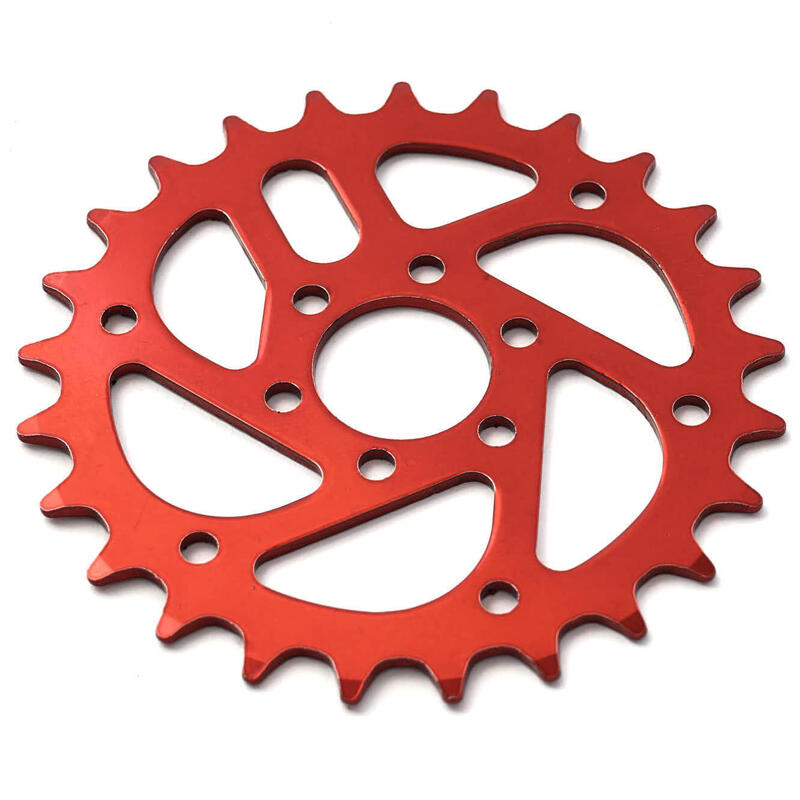 BMX ŘETĚZOVÝ KROUŽEK MVP RED 25T KHEBIKES
