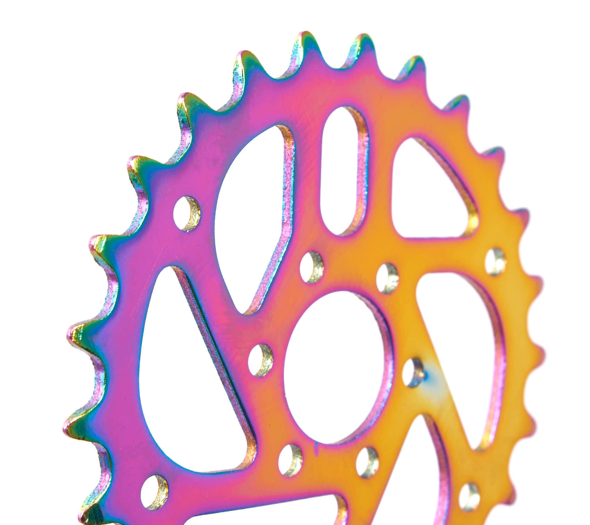 BMX KETTENBLATT MVP OIL SLICK 25T KHEBIKES 3/5
