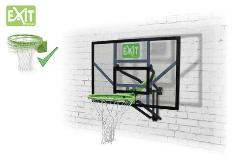 Basketbalmand voor wandmontage met dunkring Exit Toys Galaxy 6/7