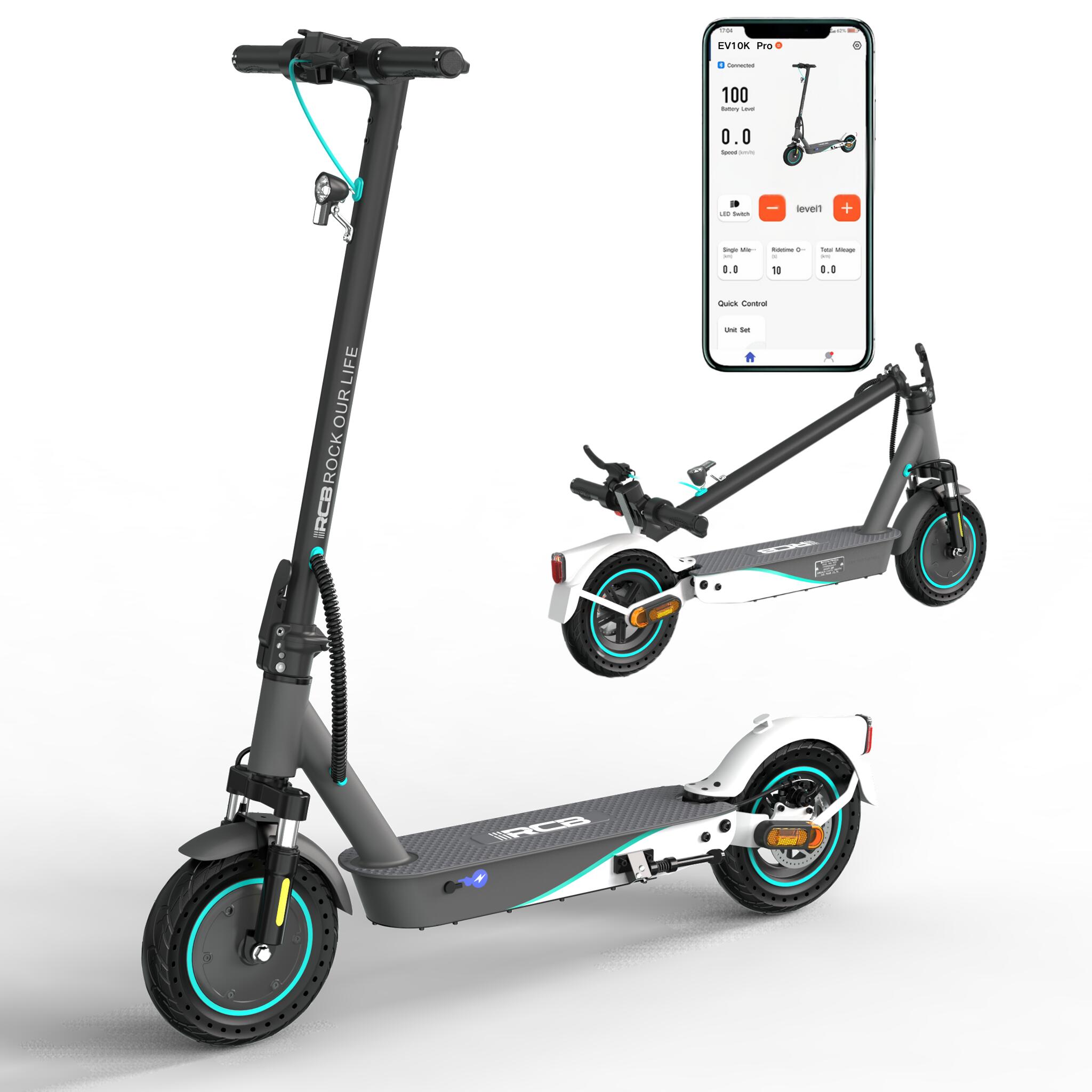 RCB E-Scooter mit Straßenzulassung (ABE) 400W RCB-EV10KPRO