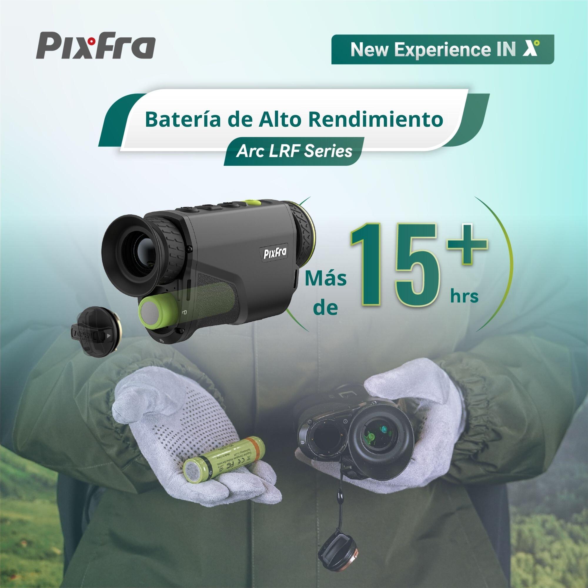 Monocular Térmico 25 mm 1300 m ARC LRF A625P <20mK con Telémetro PIXFRA S640x512 6/7