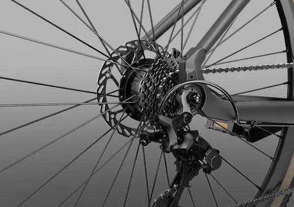 Bicicleta Elétrica - Fiido C21- Cinza - Tam. L - Lim. 25kmh 6/7