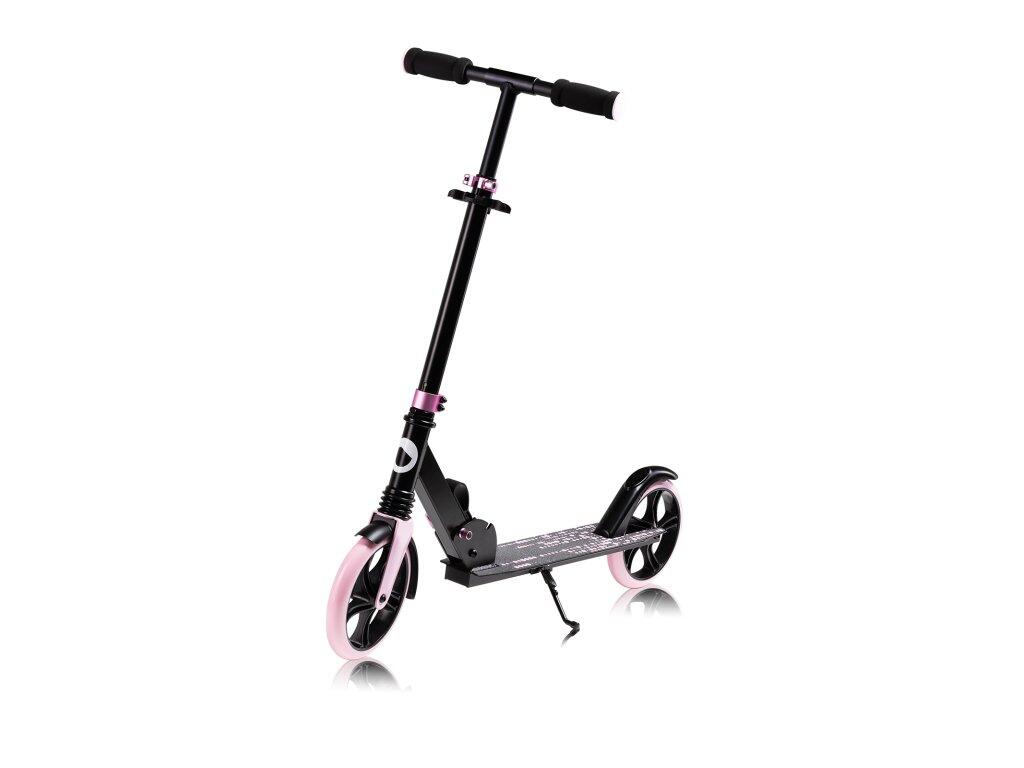 LIONELO Koloběžka Luca black carbon pink