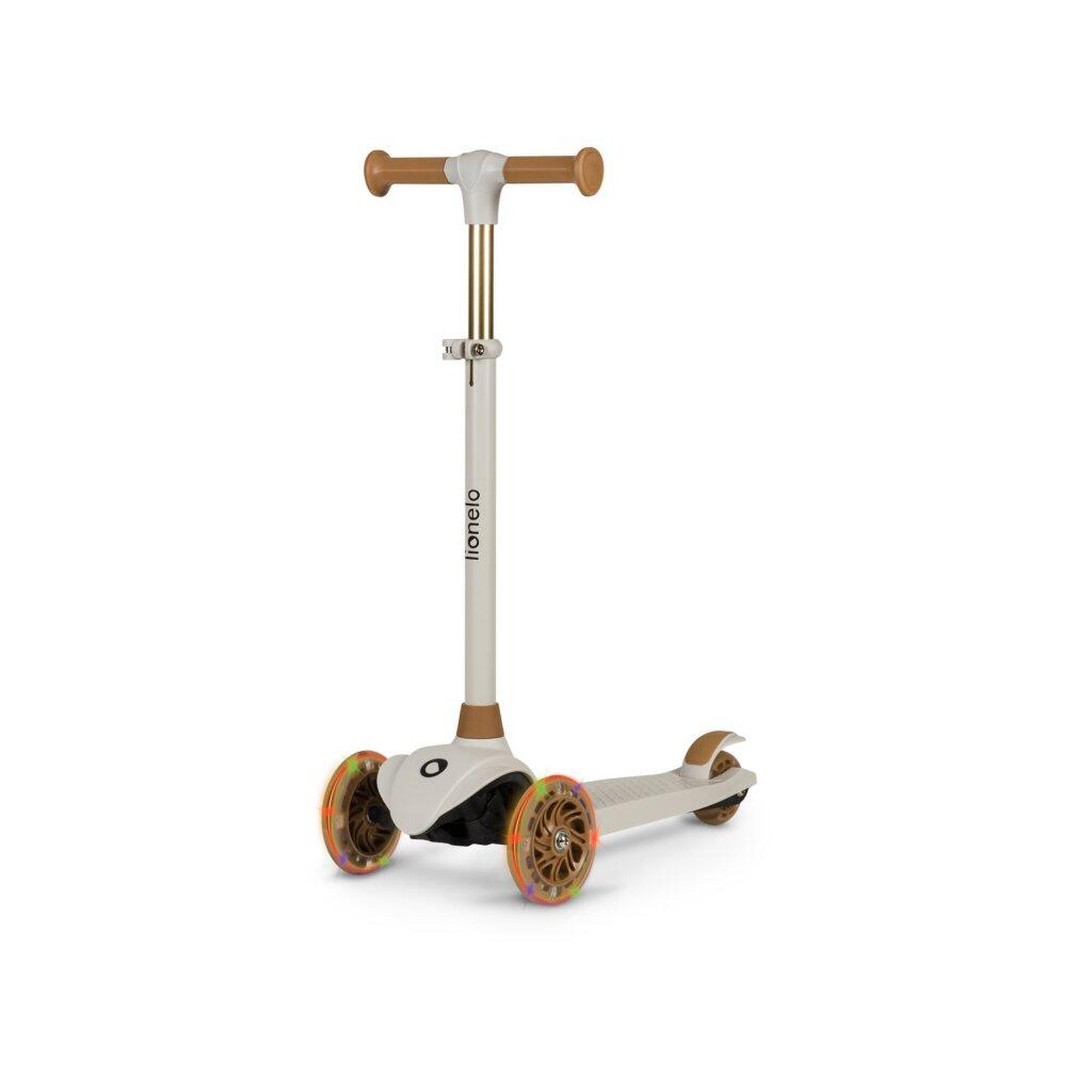 LIONELO Koloběžka Lionelo Jessy Grey Brown