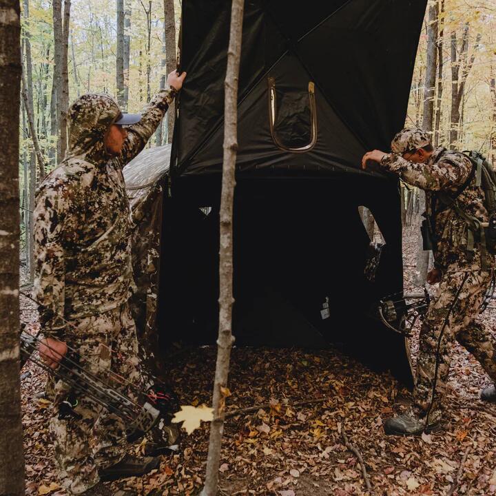 SUPPORT DE CHASSE À LA MOISSON BLIND PENTAGON™ HEAVY-DUTY CRATER™ 4/7