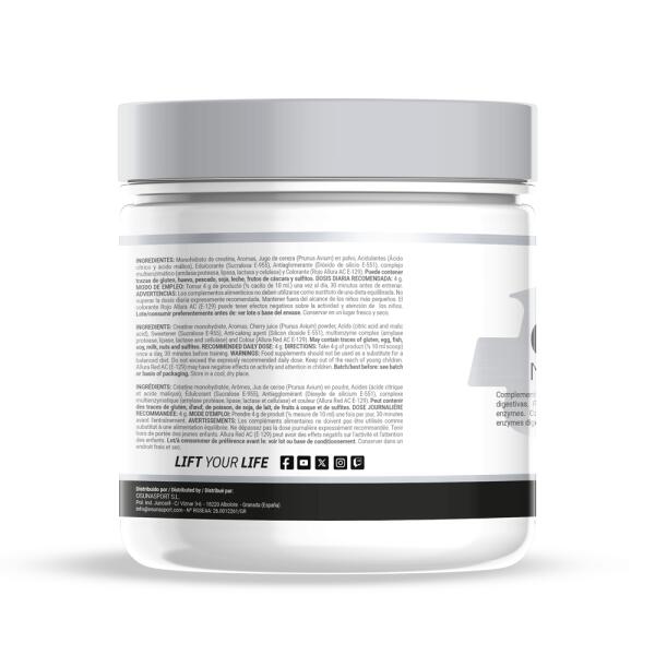 Créatine Creapure - 300g Dracula Cherry de MASmusculo 4/6
