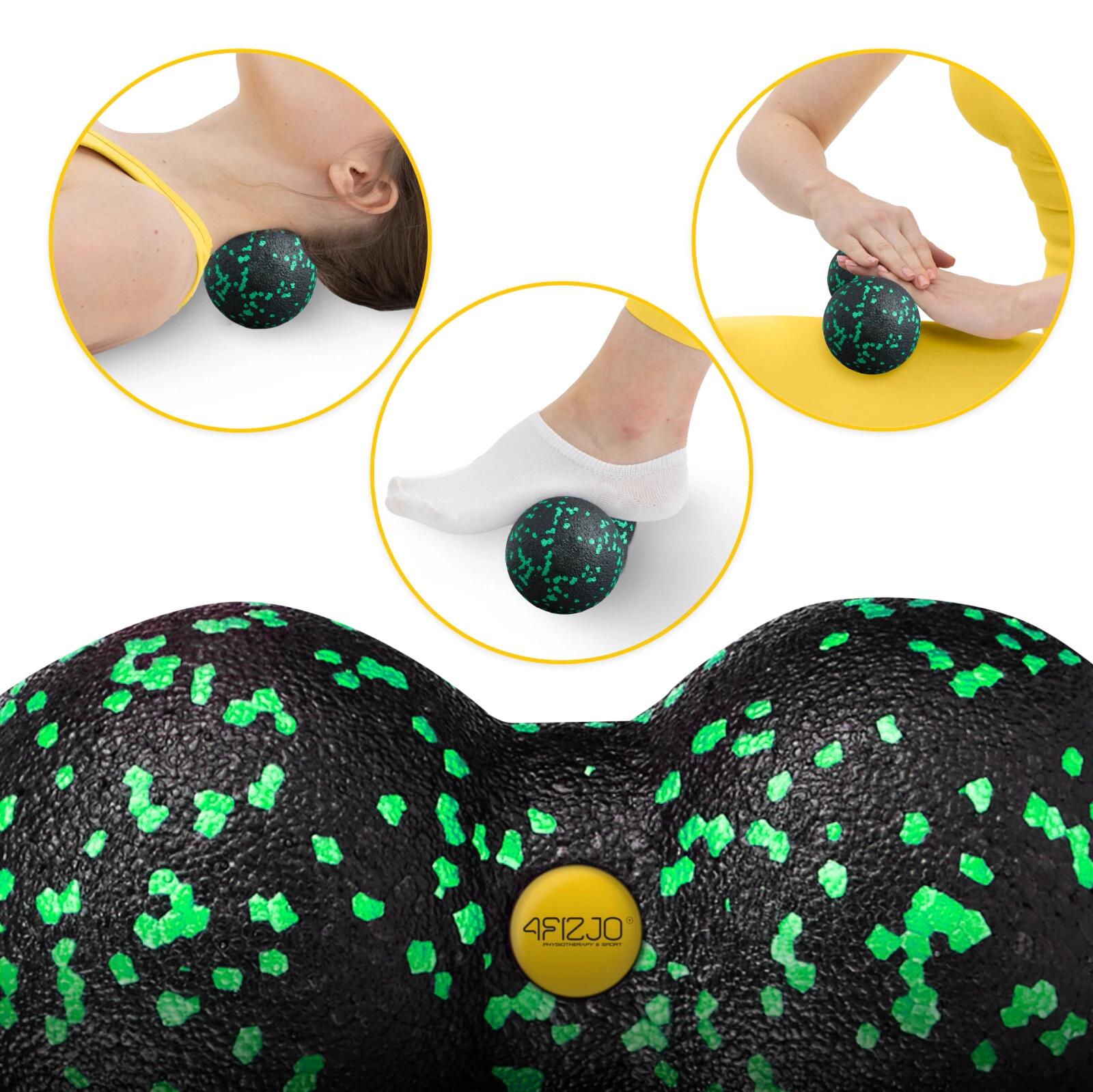 Set massaggio rullo miofasciale EPP 3 pz palline riabilitazione 4FIZJO 4/7