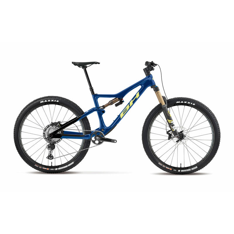 Bicicleta de montanha 29" Carbono BH Lynx Trail Carbon 9.5 Azul-Amarelo-Preto