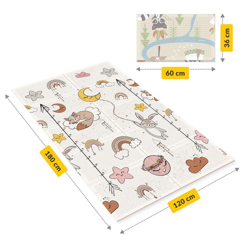 Saltea educativă pentru bebeluși Boho dream