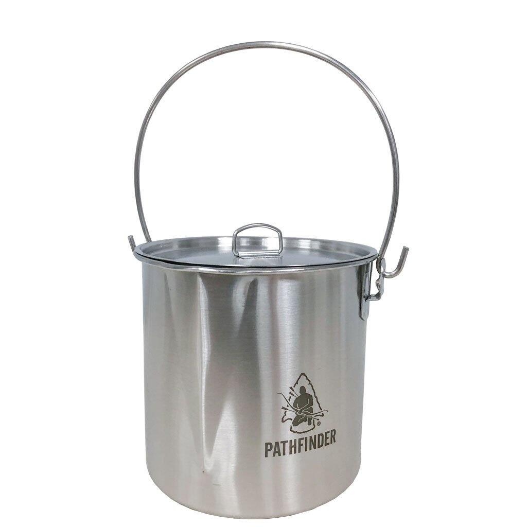 PATHFINDER Pathfinder RVS Bushpot met deksel (1,9 L)