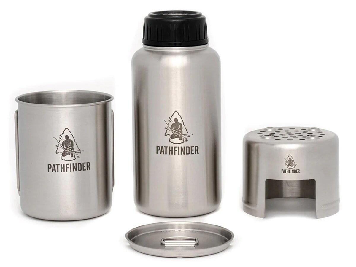PATHFINDER Pathfinder Edelstahl Trinkflasche Kochset