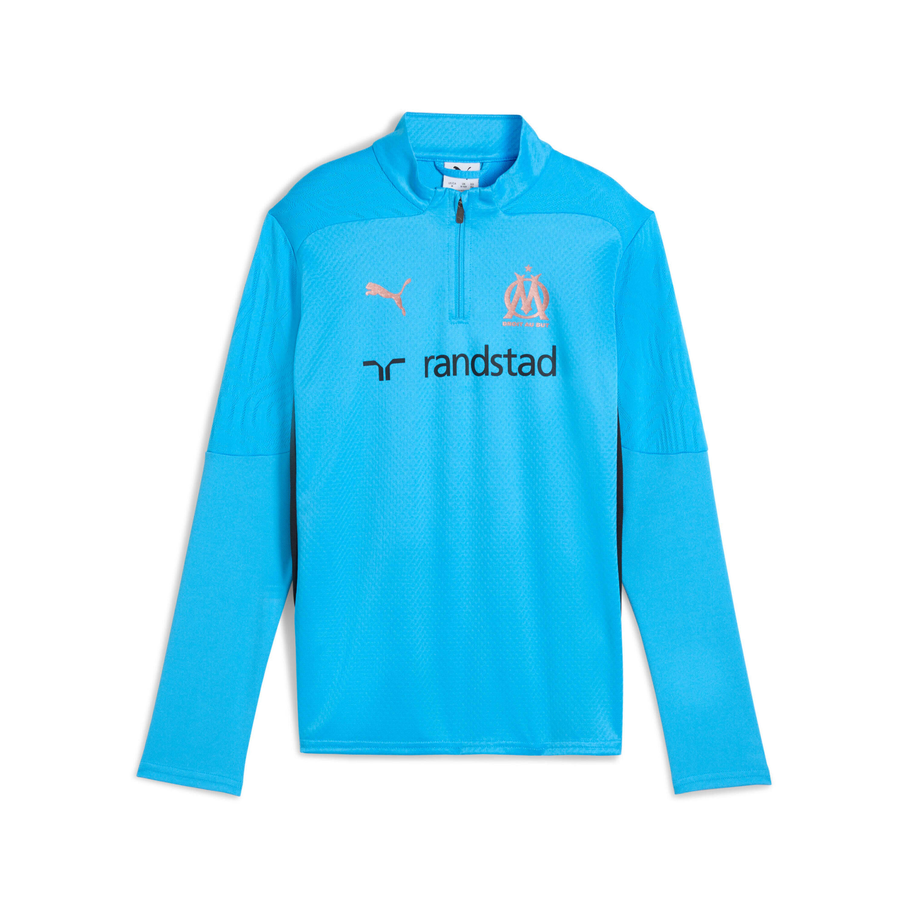 Puma - Haut D'Entraînement Enfant Om 2024/25 - Maillot Manches Courtes - Bleu -  8 À 10 Ans - Decathlon