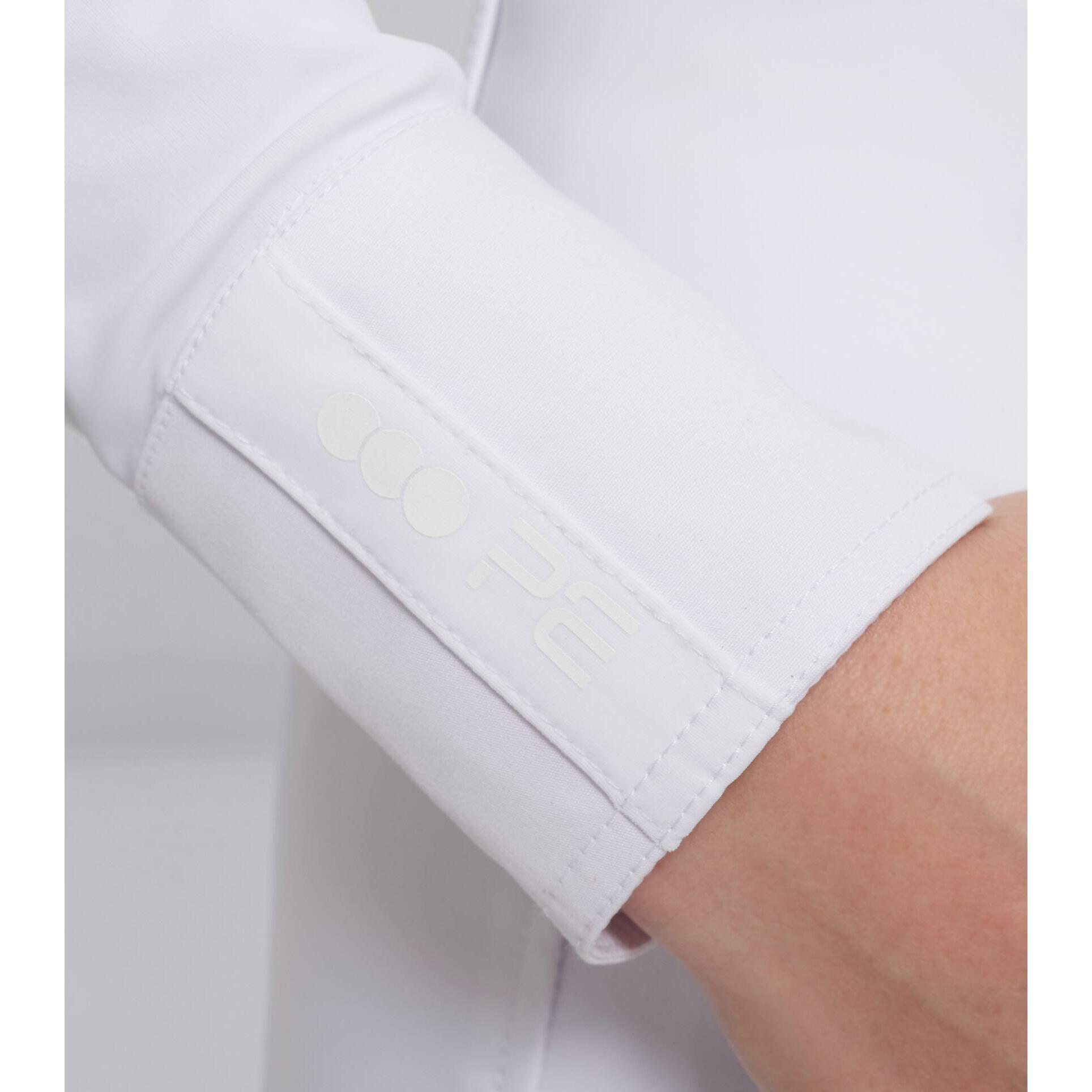 Lycra wedstrijdpolo met lange mouwen voor meisjes Premier Equine Rossini 4/4