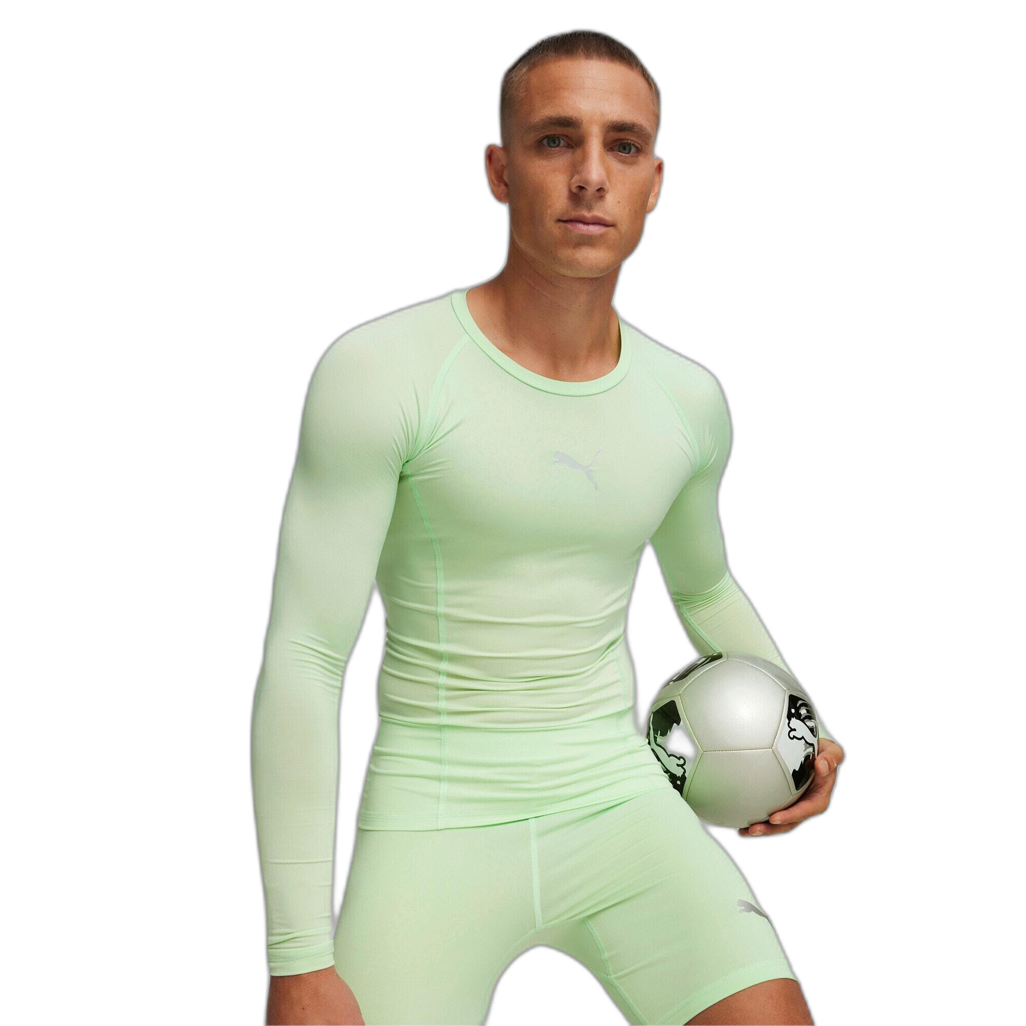 Puma Liga Baselayer Trikot Langarm Herren - Mintgrün 2/6