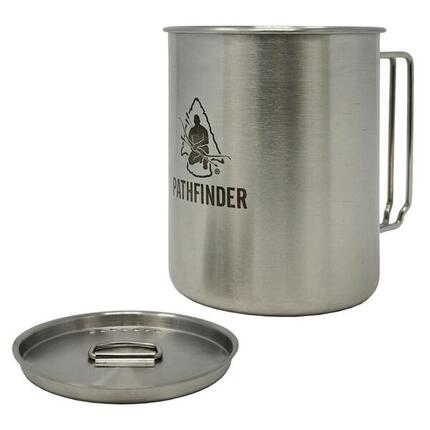 Pathfinder Edelstahl-Trinkbecher 0,75 L mit Deckel