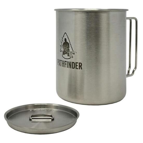 Pathfinder Edelstahl-Trinkbecher 0,75 L mit Deckel