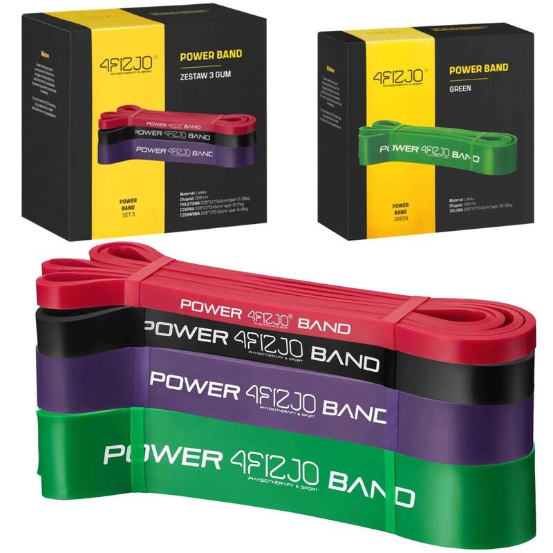 Zestaw 4 gum POWER BAND