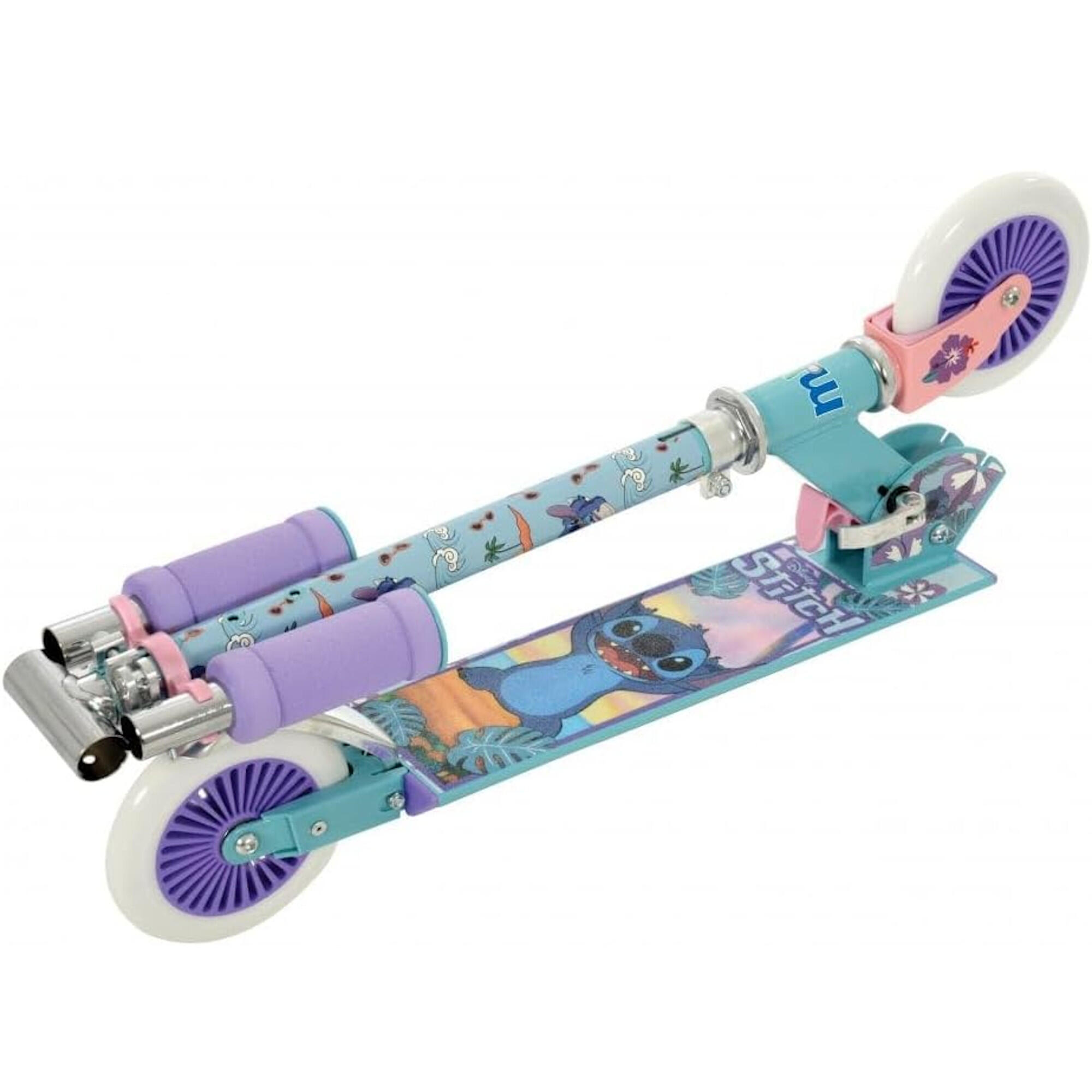 SCOOTER ENFANT 2 ROUES PLIABLE STITCH 2/4