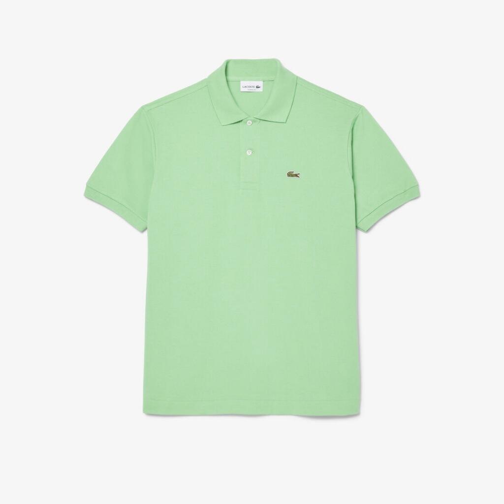 Lacoste Model L1212 Short Sleeved Ribbed Collar S Kleur Groen 2/6