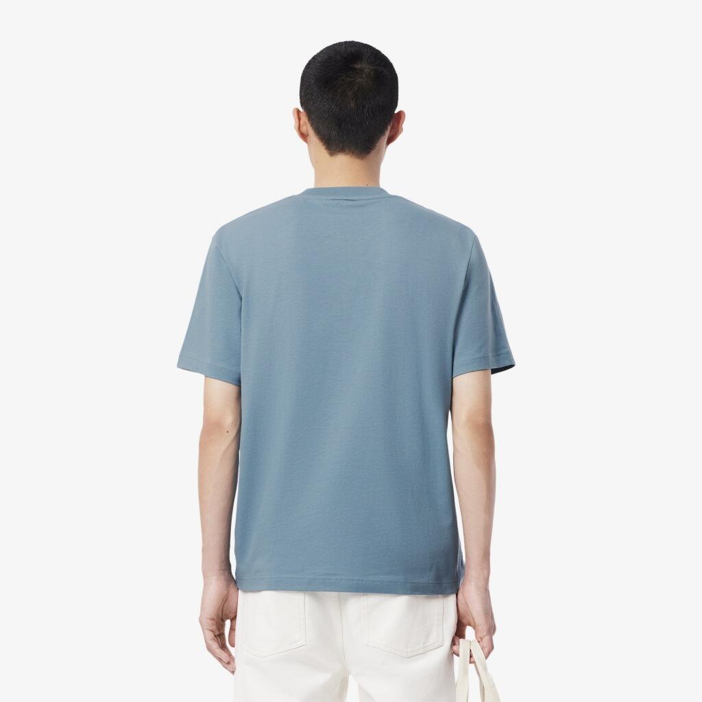 Maglietta Lacoste Modello Th7318 Tee-shirt Colore Blu 3/5