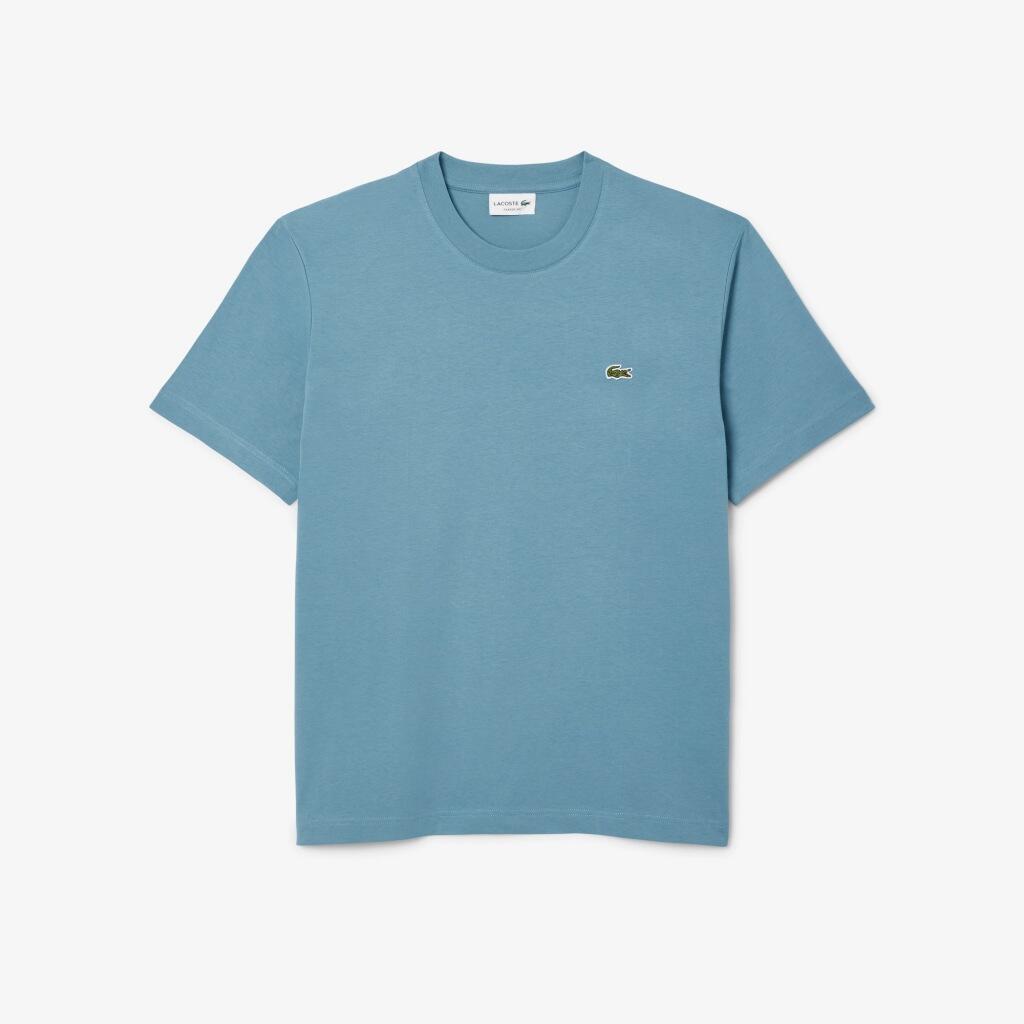Maglietta Lacoste Modello Th7318 Tee-shirt Colore Blu 2/5
