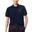 Lacoste Model Short Sleeved Ribbed Collar Barva Modrý