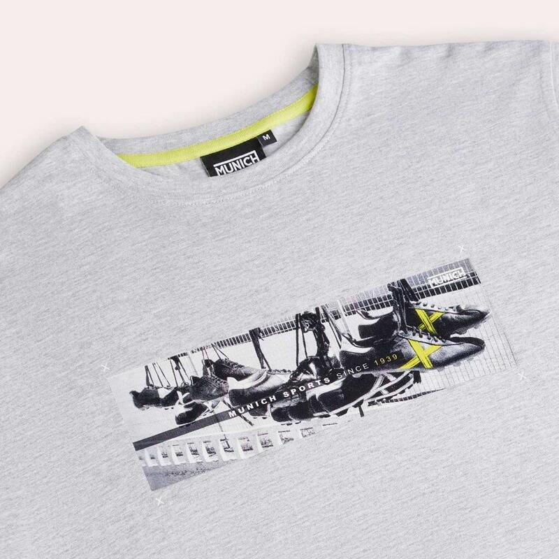 T-shirt Munich Model Regular T-shirt Stadium Culoare Gri