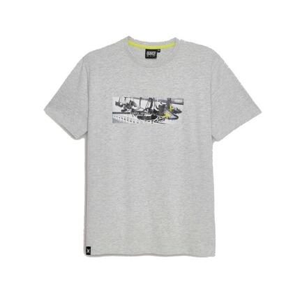 Camisetas Hombre Munich Regular T-shirt Stadium Gris