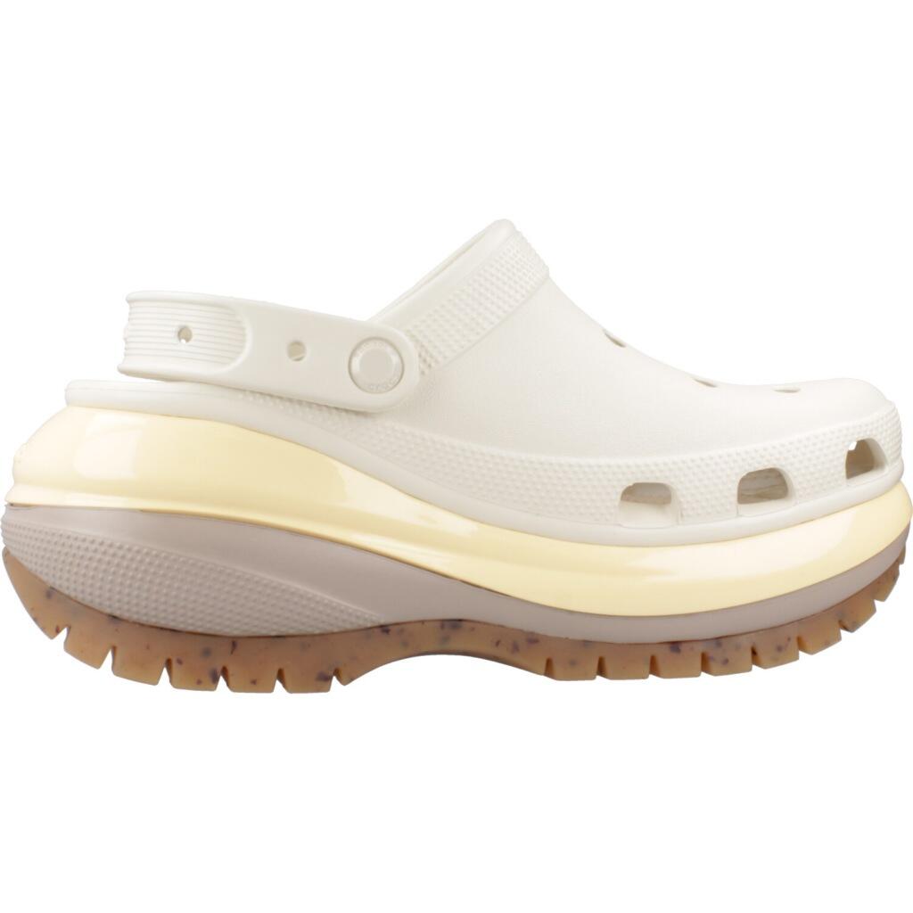 Infradito Crocs Modello Classic Mega Crush Clog Colore Beige 4/5
