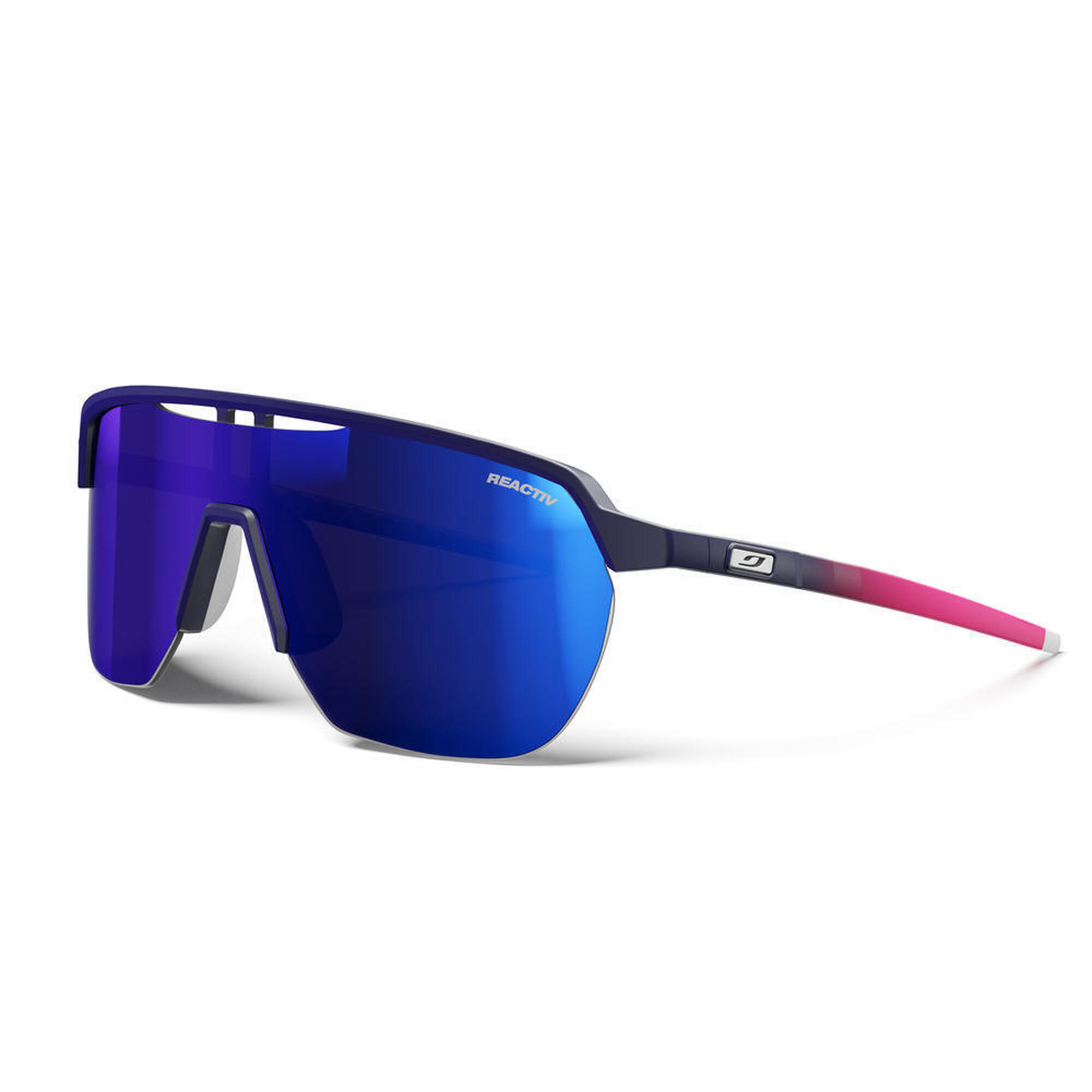 Julbo - Lunettes De Soleil Pour Les Sports De Vitesse-frequency Reactiv - Lunettes De Soleil - Bleu|rose|violet - Taille Unique - Decathlon
