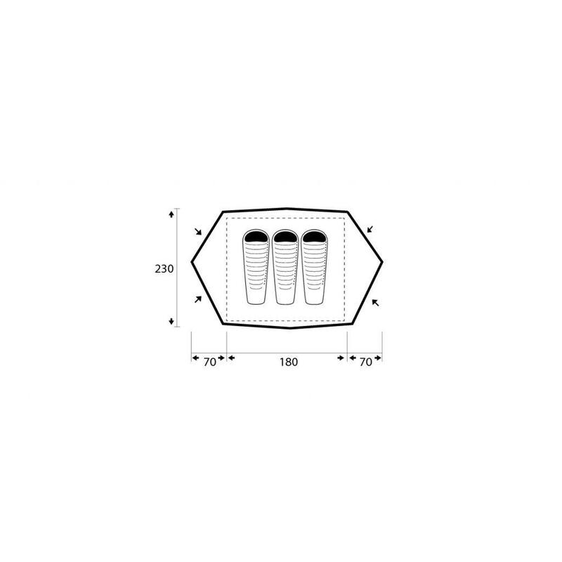 Cort Trimm Thunder D, 3 persoane