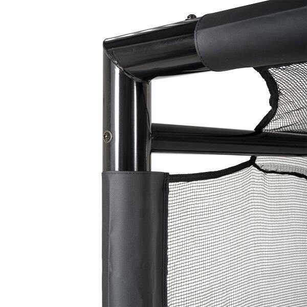 But de football en acier EXIT Forza 500 x 200 cm - noir