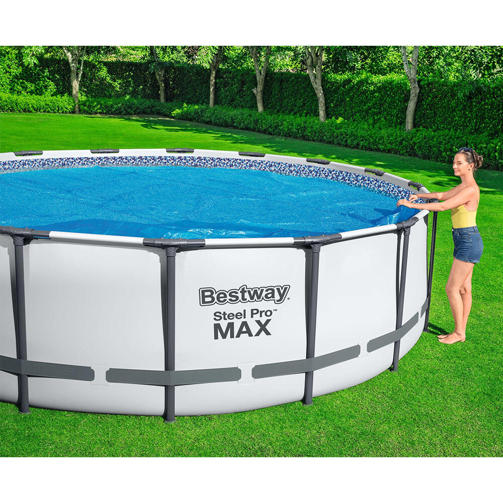 Bâche solaire Flowclear Bestway ronde 4,17 m pour piscines 3,96–4,57 m 4/7