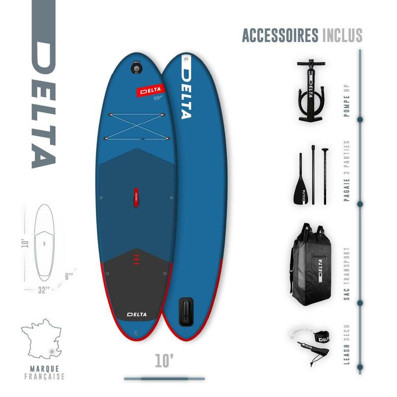 Stand up paddle gonflable Delta 10' (10'x32"x6")