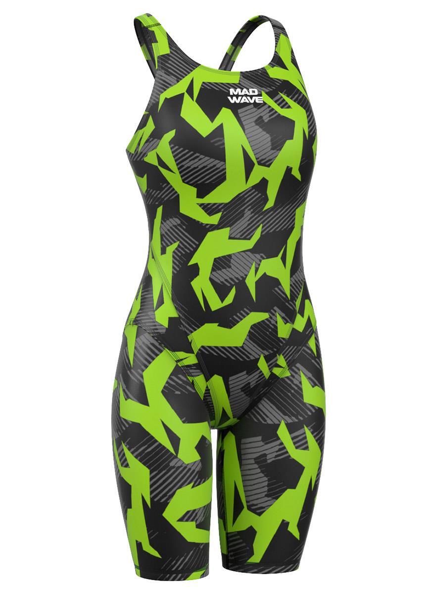 Mad Wave Bodyshell Openback X7 Kneesuit - Green 3/6