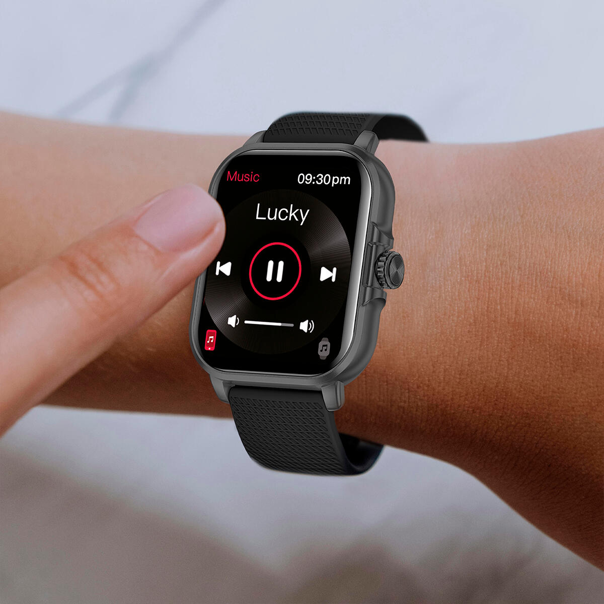 Bracelet d'activité connecté AT803T avec thermomètre et bluetooth 6/7