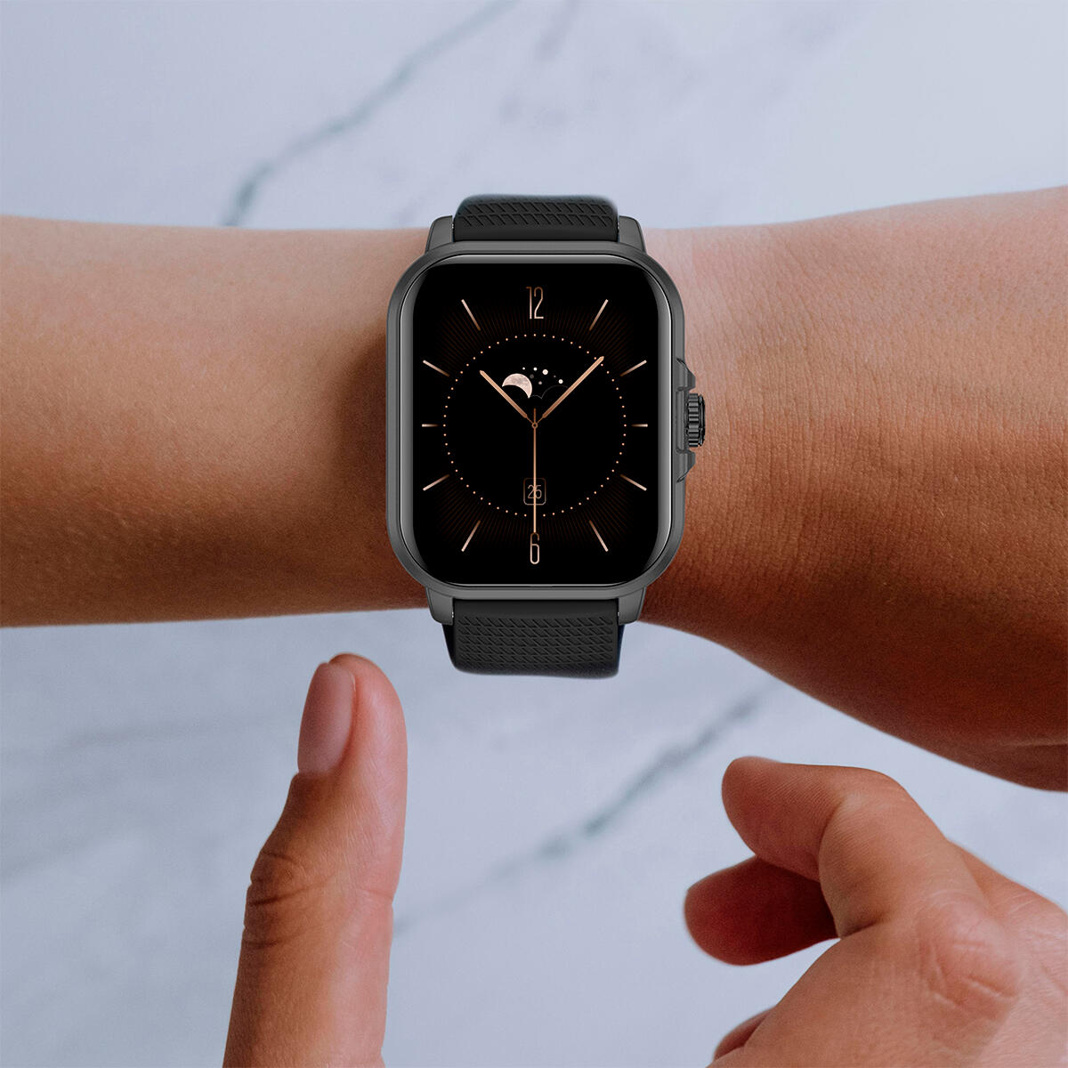 Bracelet d'activité connecté AT803T avec thermomètre et bluetooth 7/7