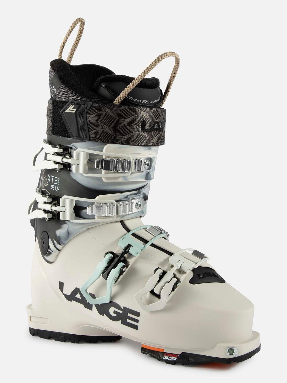 Botas de esquí de travesía Lange XT3 Free 95W LVGW para mujer, blancas 6/7