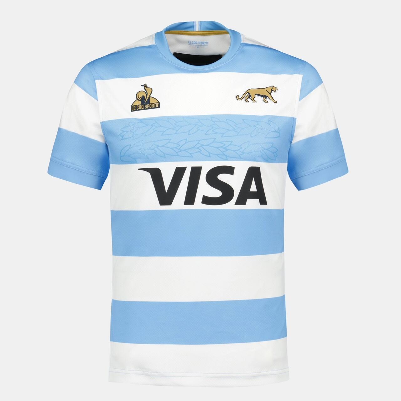 LE COQ SPORTIF Argentina Pumas 2024/25 Mens Home Rugby Shirt
