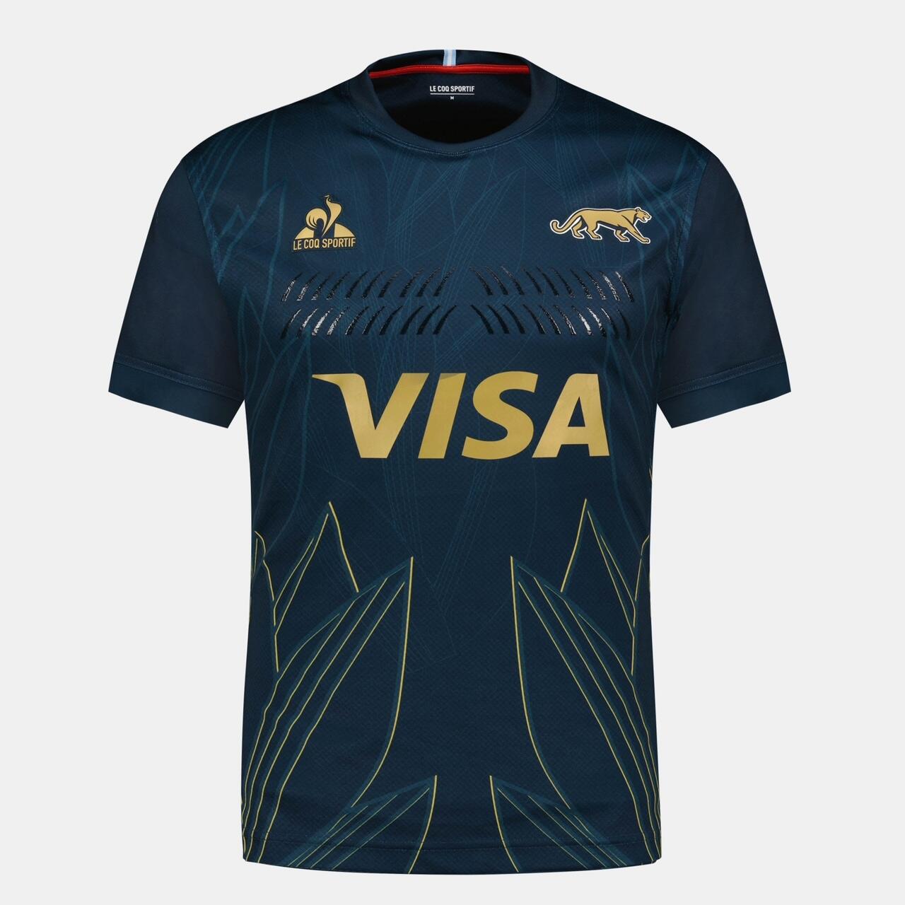 Rugby Magasin Coq Sportif 78 Argentina Rugby Tee Shirt Le Coq