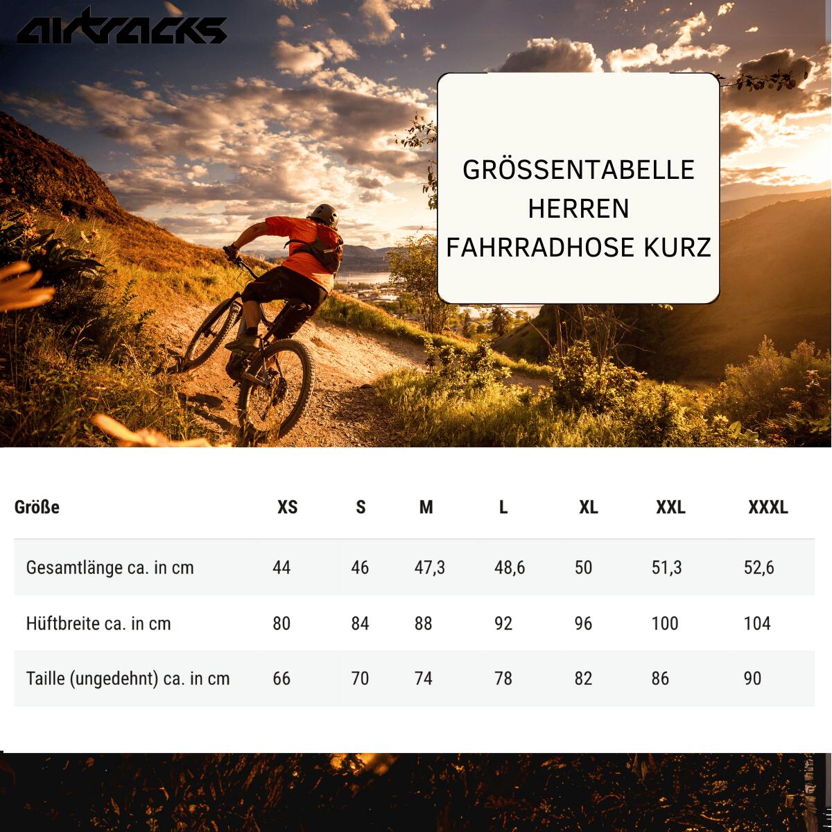 CR Herren-Radlerhose Mit 4D-Polster & Anti-Rutsch-Manschette – Für Komfort & Schutz Beim Radfahren