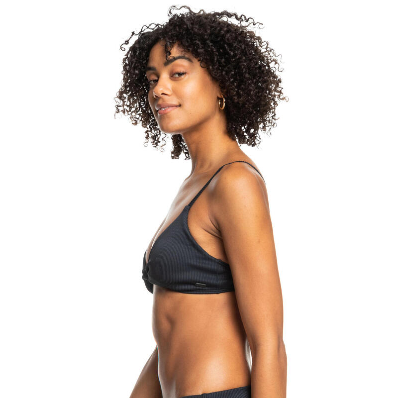 Stanik bikini RIB ROXY LOVE THE SURF KNOT Czarny Kobiety