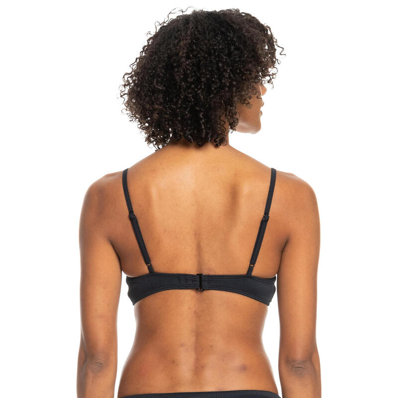Stanik bikini RIB ROXY LOVE THE SURF KNOT Czarny Kobiety