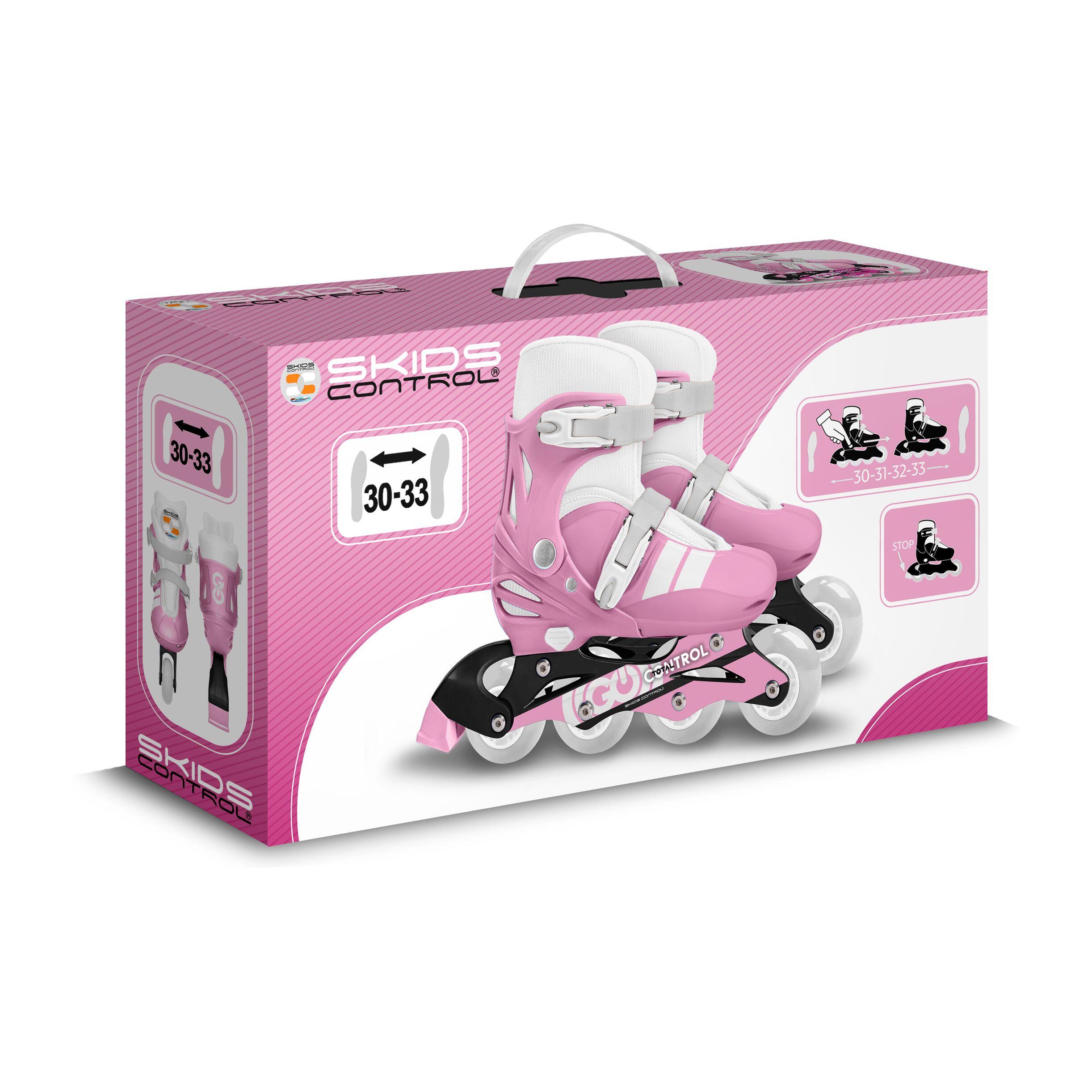 Roller Enfant Skids Control Taille 30-33 Rose 3/3