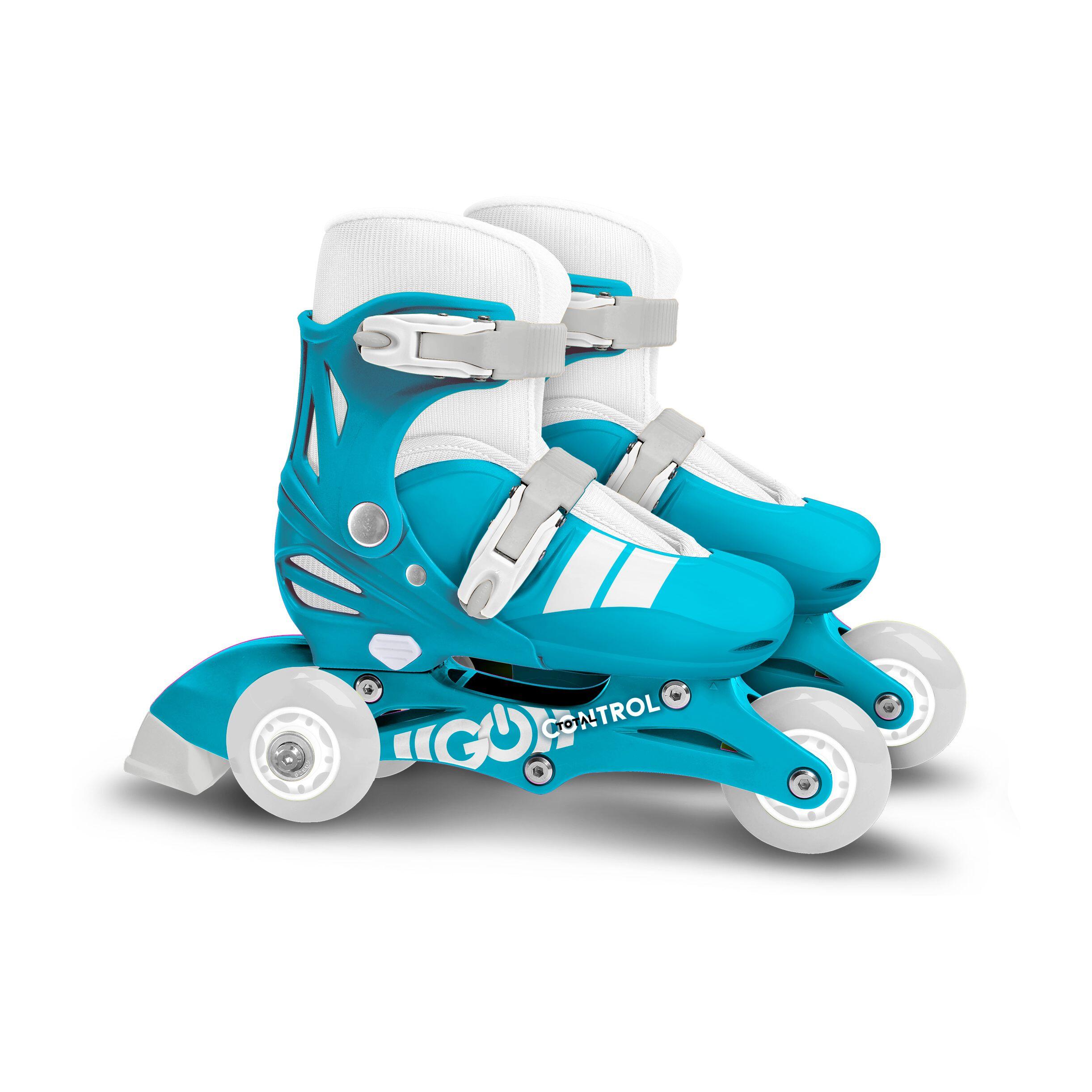 Pattini per bambini con 3 ruote Skids Control UE 27-30 Blu 2/5