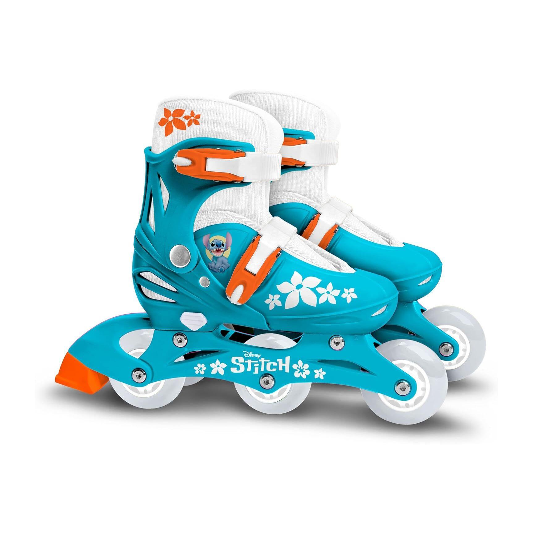 STAMP Pattini per bambini con 3 ruote Disney Stitch UE 27-30 Blu