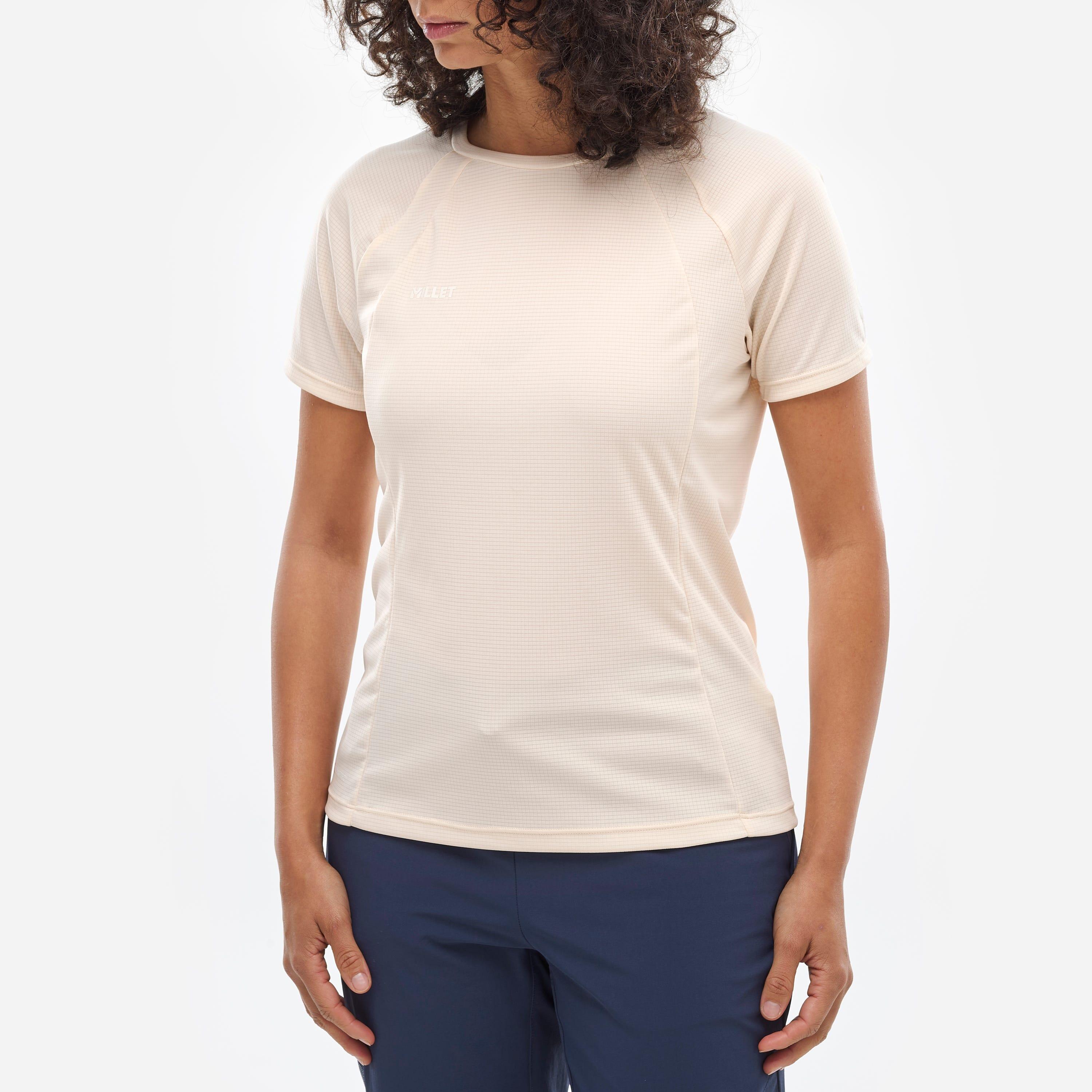 Camiseta feminina Millet Fusion vanilla 3/5